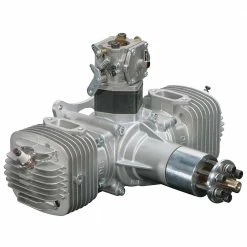 DLE Engines DLE-120 120cc Twin Gas Engine with Electronic Ignition and Mufflers for Engines