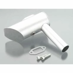 DLE Engines Muffler Right One-Hole: DLE-111 for Parts