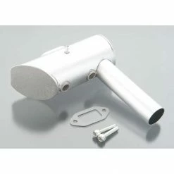 DLE Engines Muffler Left Two-Hole: DLE-111 for Parts