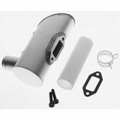 DLE Engines Muffler Right 2-Hole: DLE-120 for Parts
