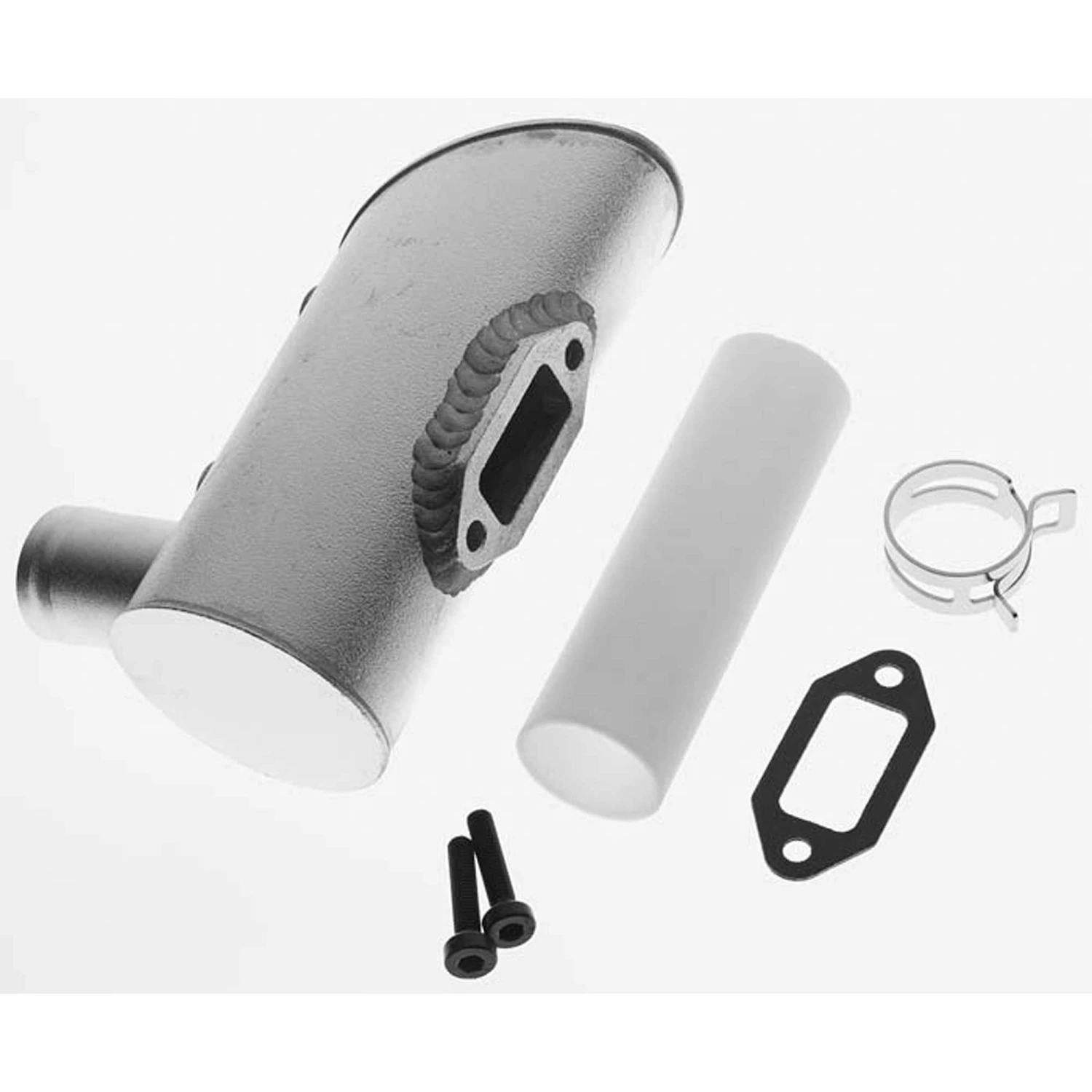 DLE Engines Muffler Right 2-Hole: DLE-120 for Parts